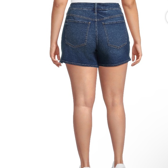 Terra & Sky High Rise Denim Shorts Size 22W - Picture 4 of 12